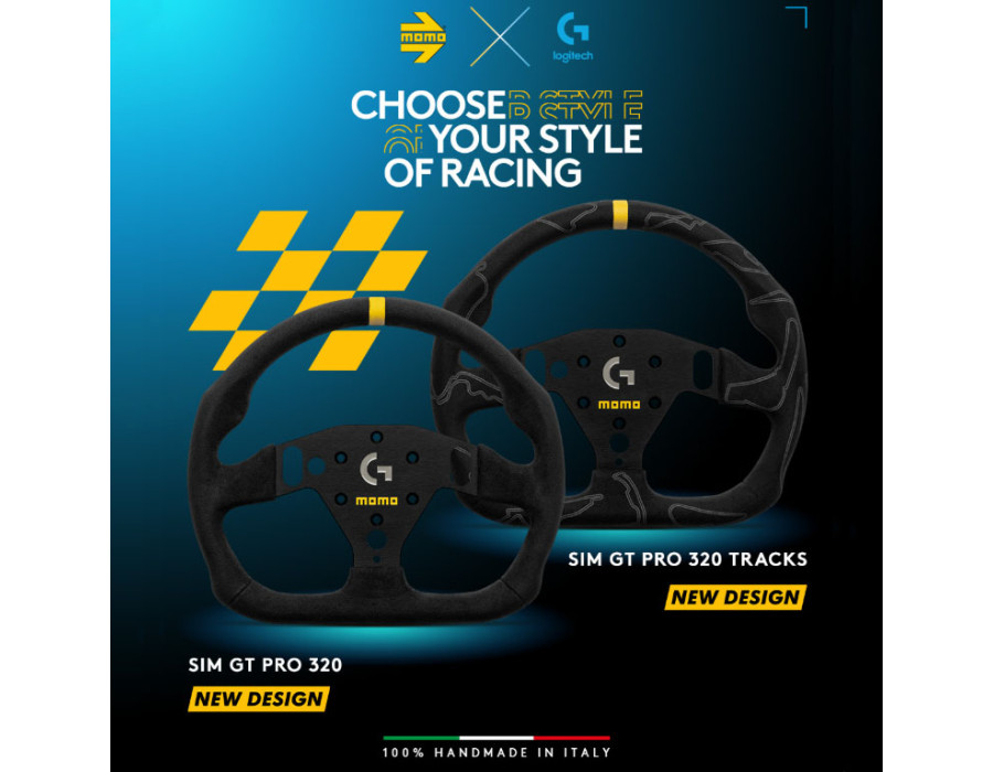 Momo Sim GT-Pro x Logitech G Steering Wheels