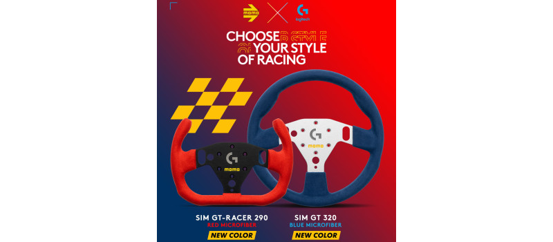 Momo x Logitech G Steering Wheels - New Colours