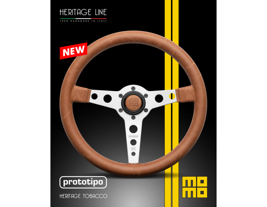 MOMO Prototipo Heritage Tobacco Steering Wheel