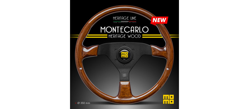 MOMO Montecarlo Heritage Wooden Steering Wheel