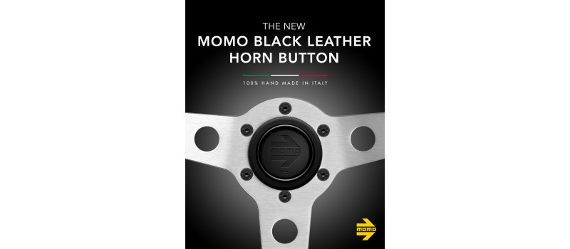 MOMO Embossed Leather Horn Button
