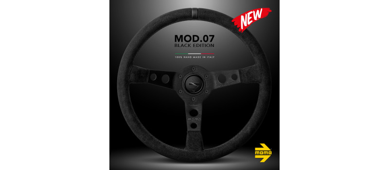 MOMO Mod.07 Black Edition 350mm Steering Wheel