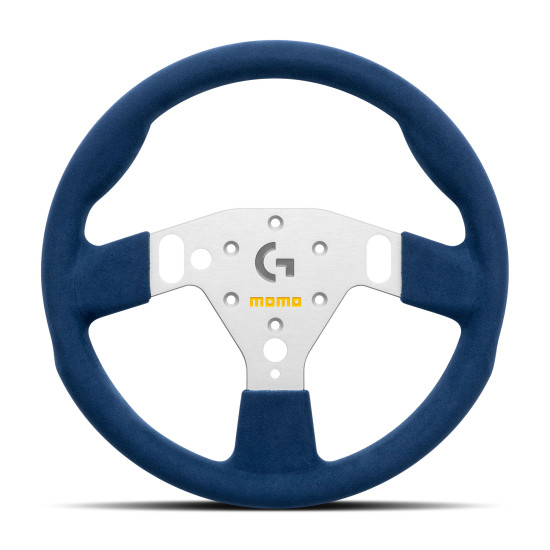MOMO SIM GT 320 x Logitech G Steering Wheel - Blue