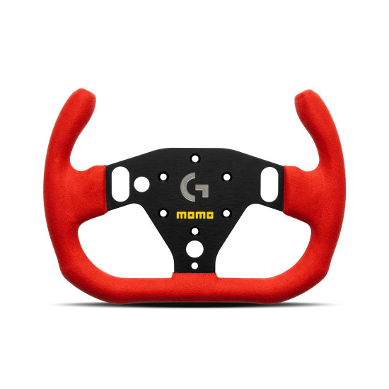 MOMO SIM GT-Racer 290 x Logitech G Steering Wheel - Red