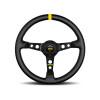 MOMO MOD.07 Steering Wheel - Black Leather
