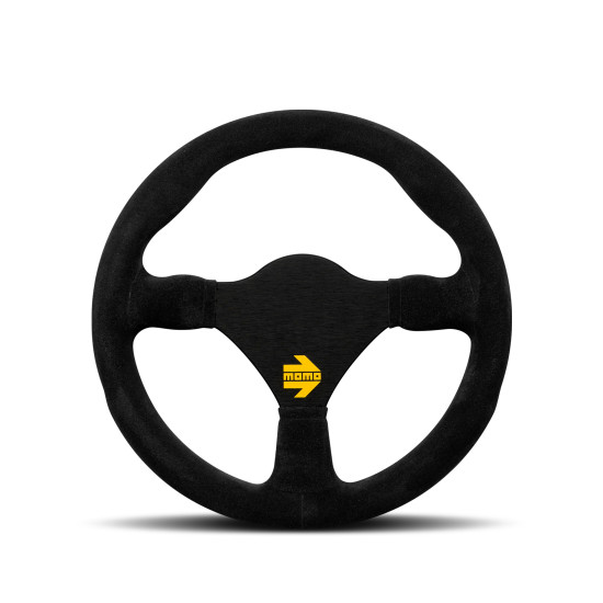 MOMO MOD.26 Steering Wheel - Black Suede