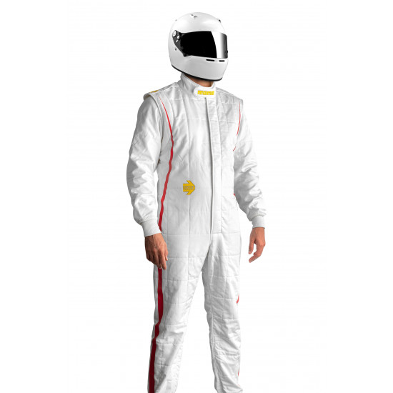 MOMO Pro-Lite Race Suit - White and Red