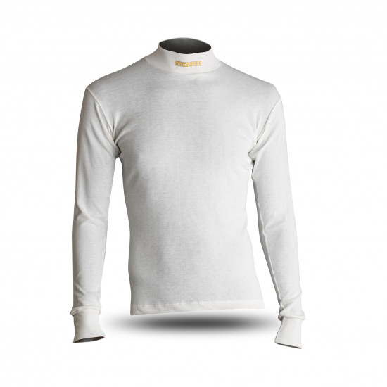 MOMO Comfort Tech High Collar Shirt - White