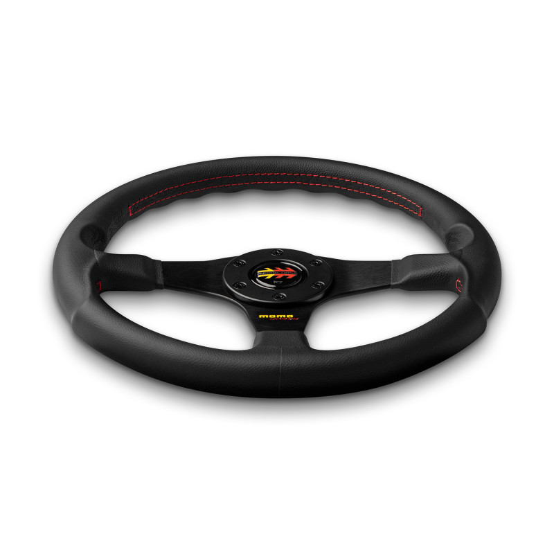 MOMO Corse 2.0 Steering Wheel - Black Leather