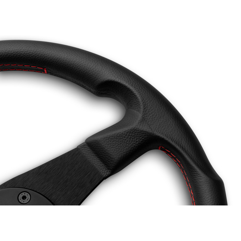 MOMO Corse 2.0 Steering Wheel - Black Leather