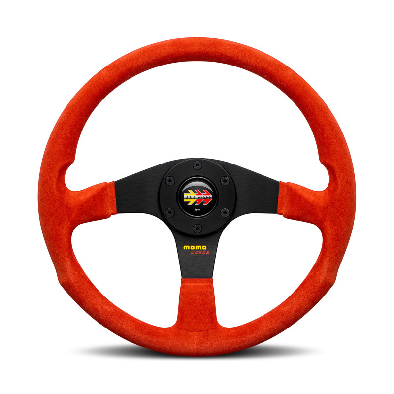 MOMO Corse 2.0 Steering Wheel - Red Suede