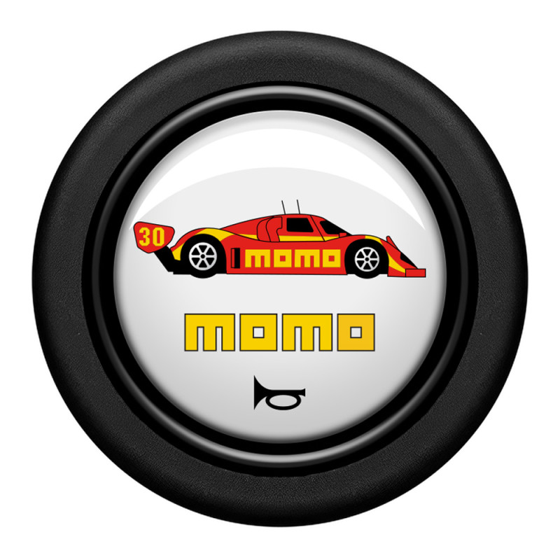 MOMO Standard Horn Button 1 Contact - Passion 1993 White - Proud Fitment