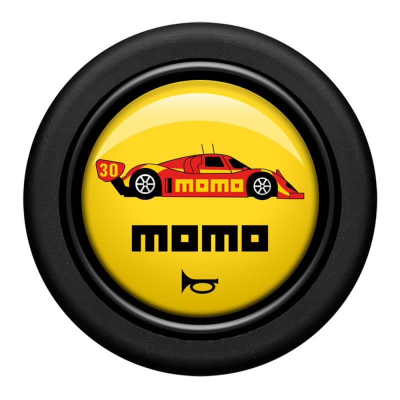 MOMO Standard Horn Button 1 Contact - Passion 1993 Yellow - Proud Fitment