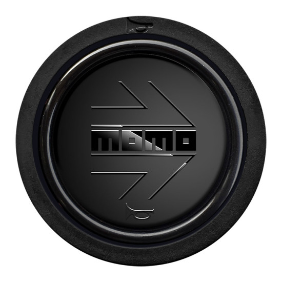 MOMO Standard Horn Button 2 Contact - Arrow Matt Black Edition