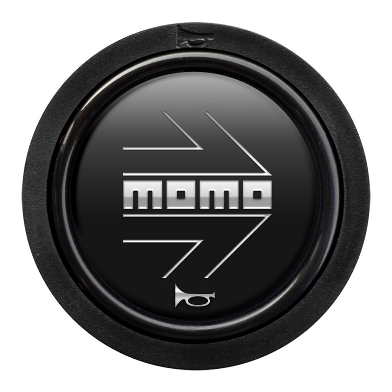 MOMO Standard Horn Button 2 Contact - Arrow Matt Black