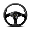 MOMO Nero Steering Wheel - Black Leather