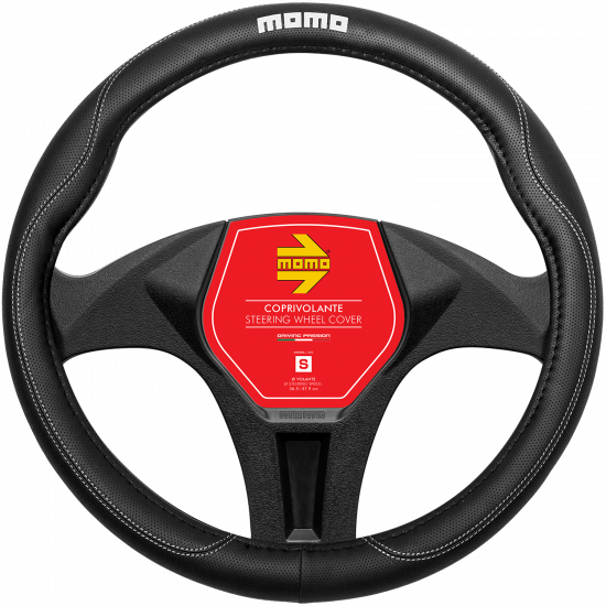 MOMO Universal Car Steering Wheel Cover - Comfort - White