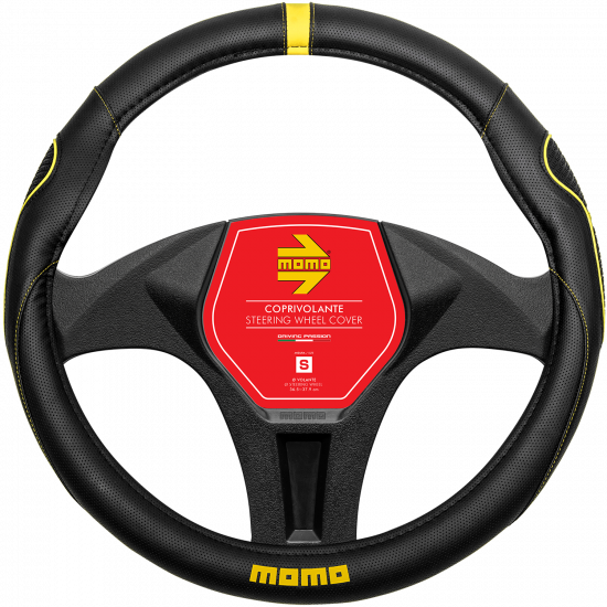 MOMO Universal Car Steering Wheel Cover - Supergrip - Yellow