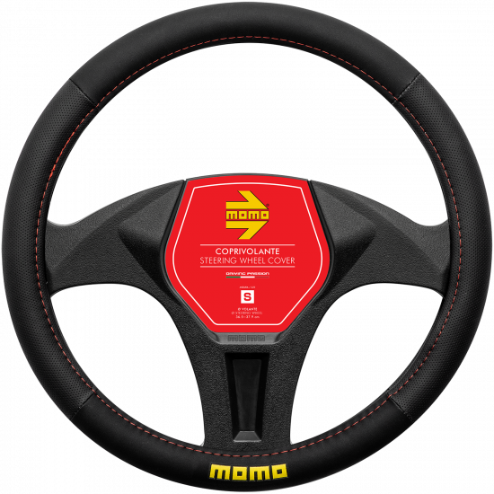 MOMO Universal Car Steering Wheel Cover - Easy - Red